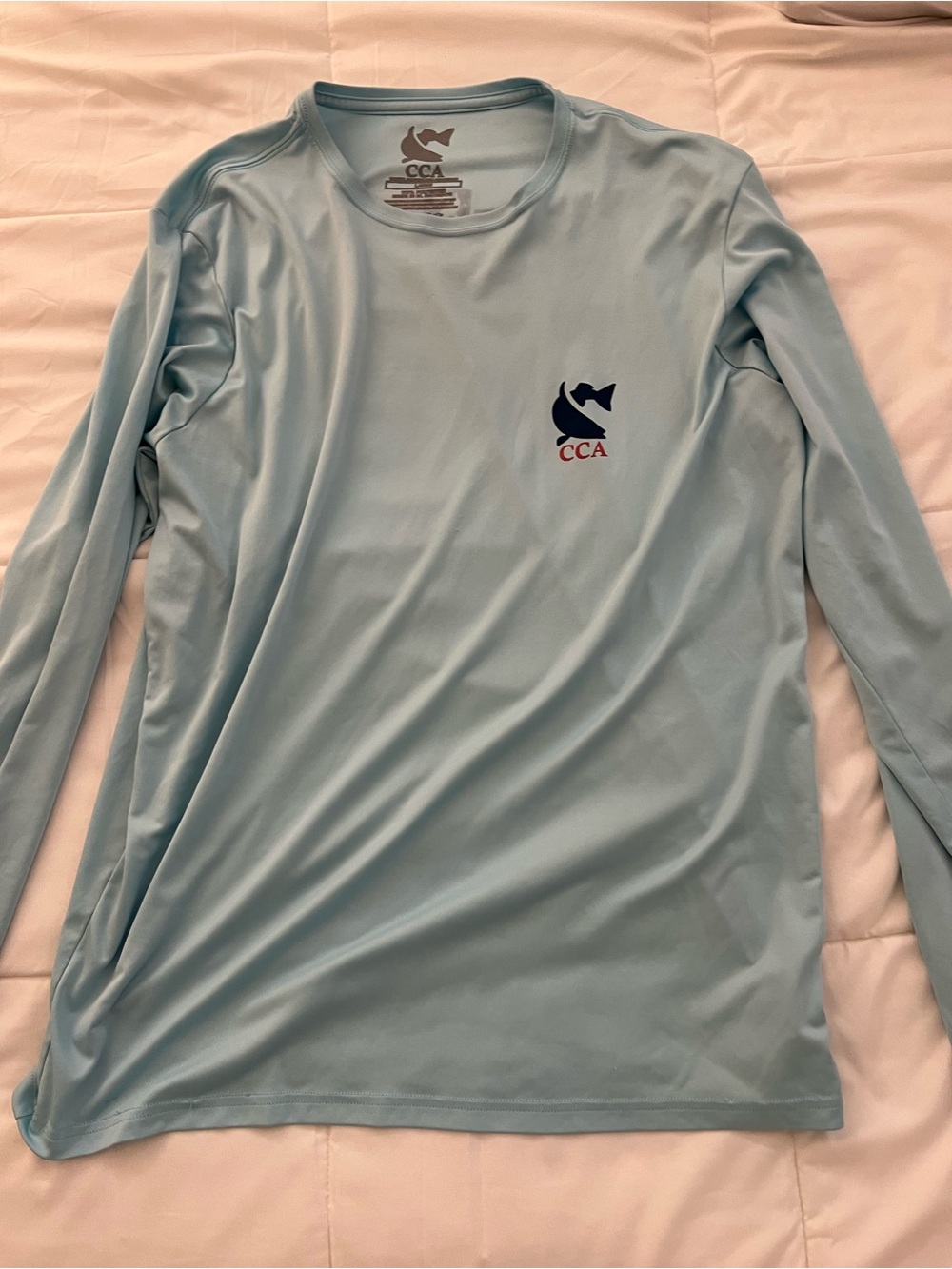 The Academy Brand Men’s Light Blue CCA Long Sleeve Rash Guard